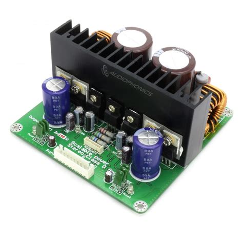 It is probably the amplifier for the woofer - 300W in 2 Ohm - that puzzles most of us. . Class d amplifier modules